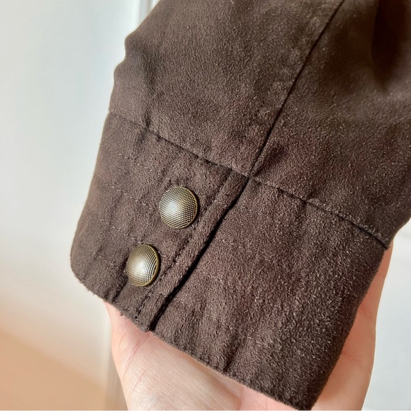 Vintage SOJO Brown Bomber/Varsity Style Jacket—SZ. Large - Picture 11 of 14